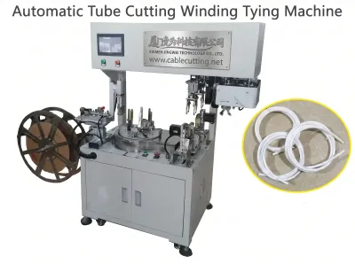 Máquina Automática de Cortar, Enrolar e Amarrar Tubos WPM-02L