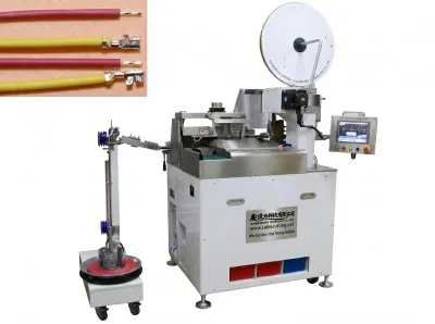 Máquina Automática de Corte e Descascagem de Fios Dupla Ponta 501S