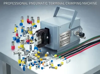 Máquina Pneumática de Crimpar Terminais 0,25-120mm² WPM-120Y