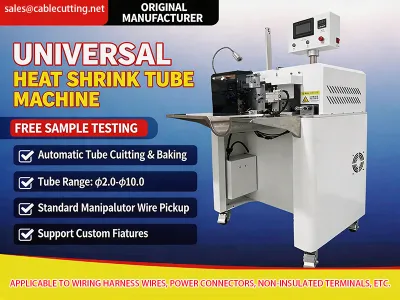 Máquina de Cozimento de Tubo Termorretrátil Universal JW-100ST-01 - Equipamento Auxiliar para Chicotes Elétricos