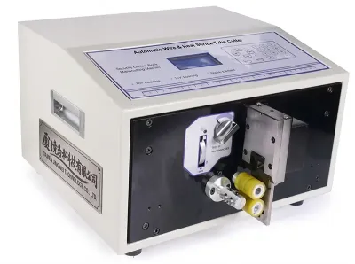 Máquina de Corte de Fios e Tubo Termorretrátil Automática WPM-09A - Máquina de Corte