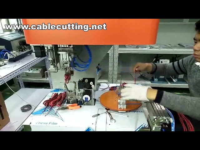 Máquina de Enrolar e Amarrar Cabos | Equipamento Automático para Fiação