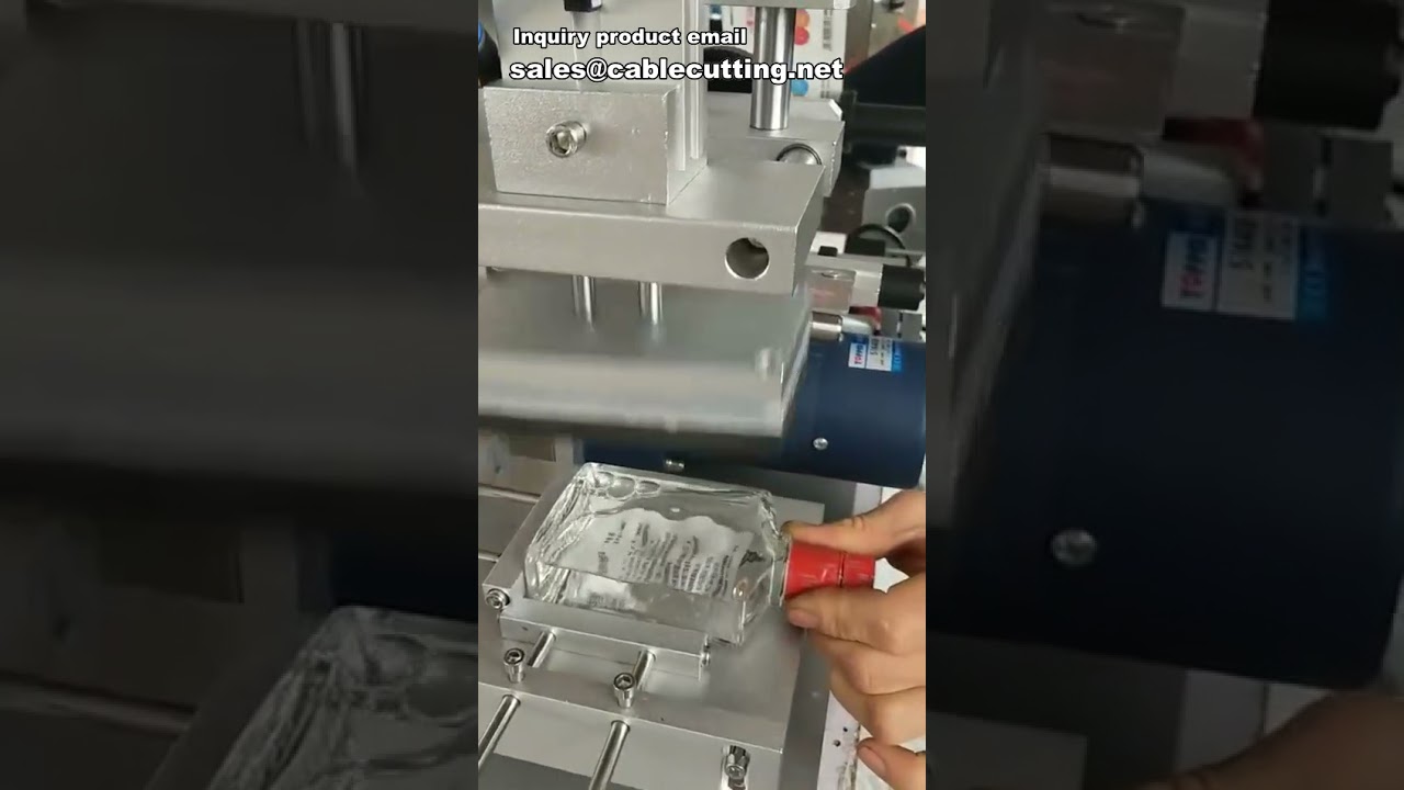 Máquina Rotuladora de Adesivos para Frascos Quadrados | Etiquetadora Automática de Precisão