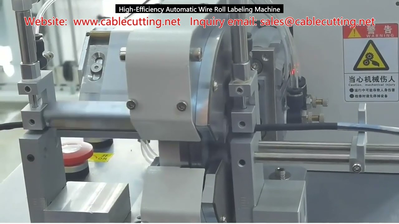 Rotuladora Automática de Bobinas de Fio - Alta Eficiência para Automação Industrial
