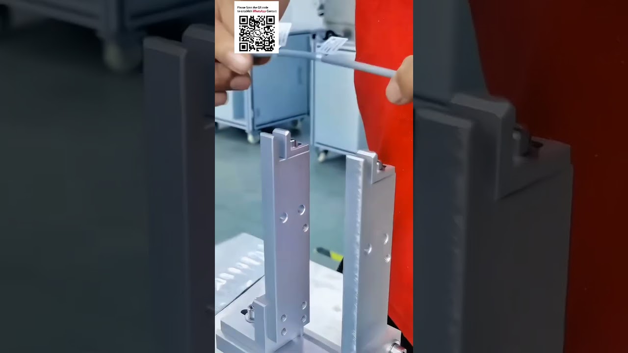 Máquina de Etiquetagem Automática por Dobragem para Fios e Tubos | Equipamento de Automação Industrial