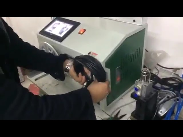 Máquina Automática de Enrolar e Amarrar Fios Elétricos para Automação Industrial