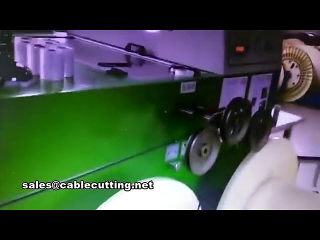 Máquina Automática de Enrolamento de Cabos Longos – Demonstração Industrial