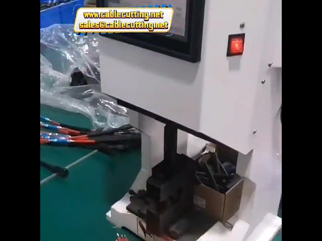 Máquina de Crimpagem Terminal Servo OTP Hexagonal | Troca Livre de Molde e Tela Inteligente