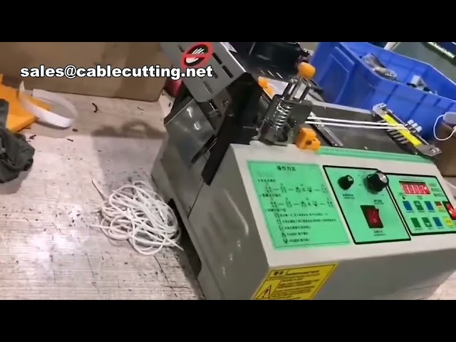 Máquina de Corte de Alças Elásticas para Máscaras | Cortador Automático de Elásticos