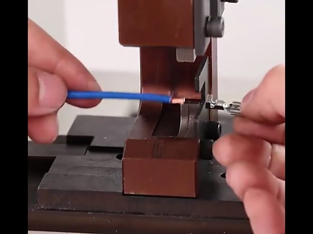 Aplicador de Crimpagem para Terminal Solto - Molde OTP para Conector Único, Prensador de Pressão Simples