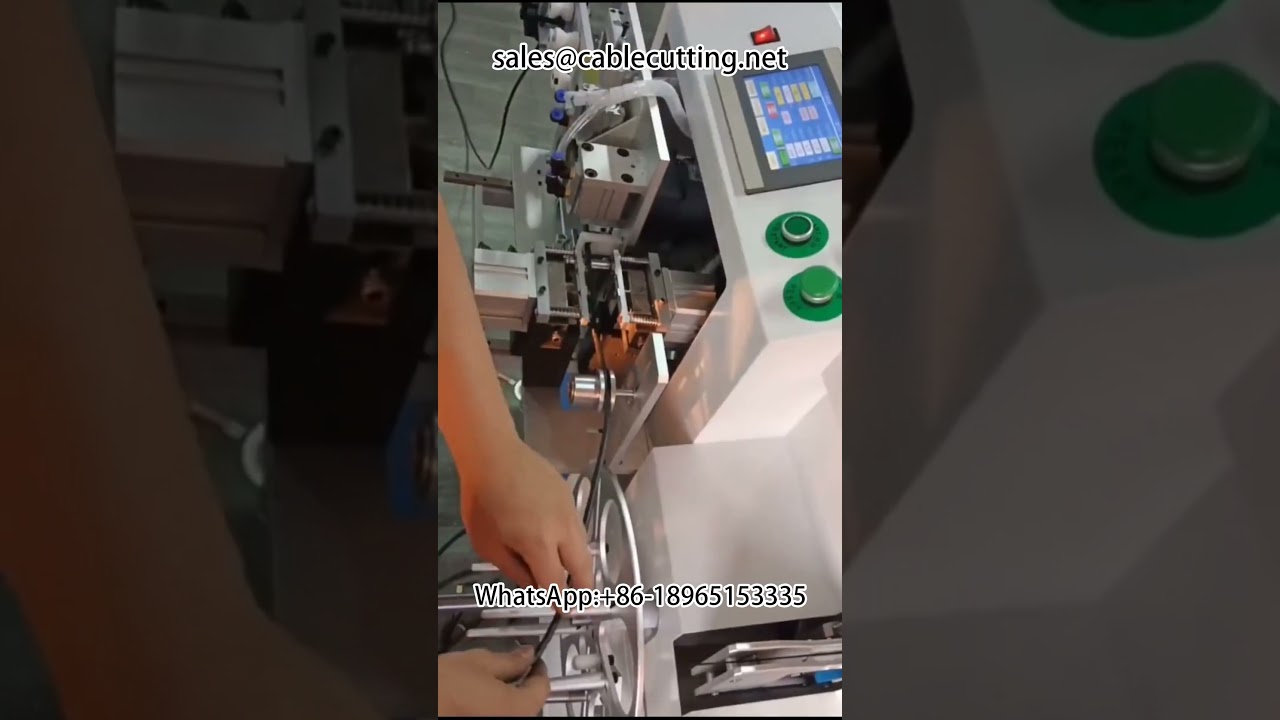 Máquina Automática de Contagem, Separação, Decapagem, Corte, Enrolamento e Amarração de Metros #Contagem de Metros Enrolamento