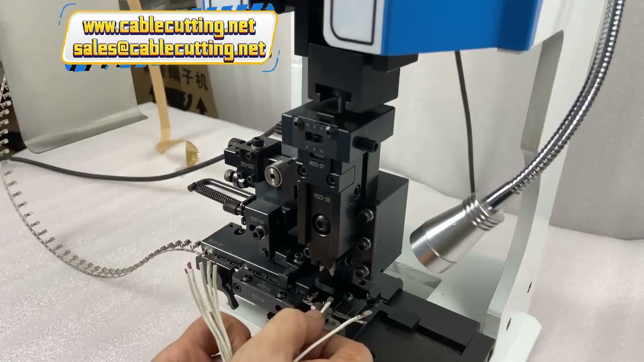 Aplicador Tipo Mecal Estilo Europeu - OTP de Alta Precisão para Terminais com Corte CNC - Lateral Horizontal