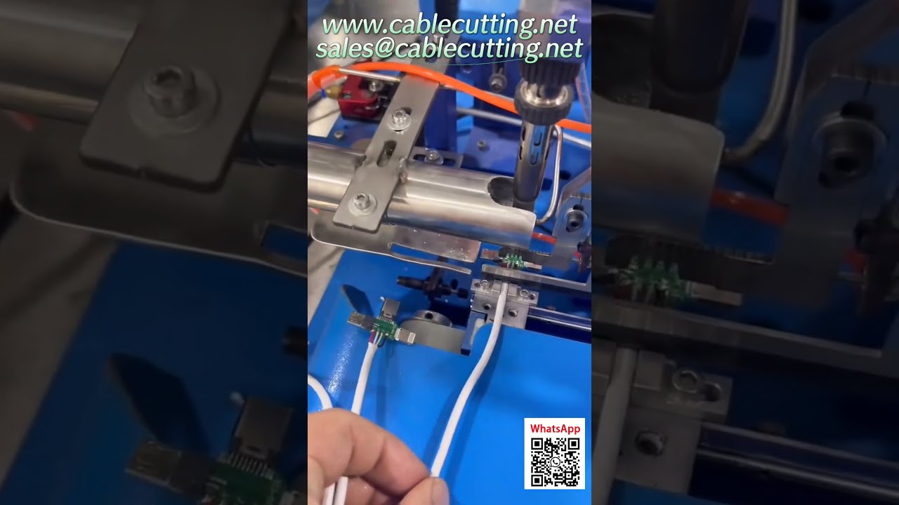 Máquina Automática de Corte, Descascamento, Enrolamento e Embalagem de Fios com Alimentador Vibratório Opcional