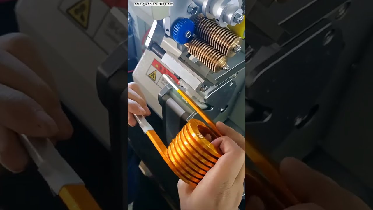 Máquina de Spot Taping para Chicotes Elétricos - Automação Industrial CNC #máquina #fábrica #cnc
