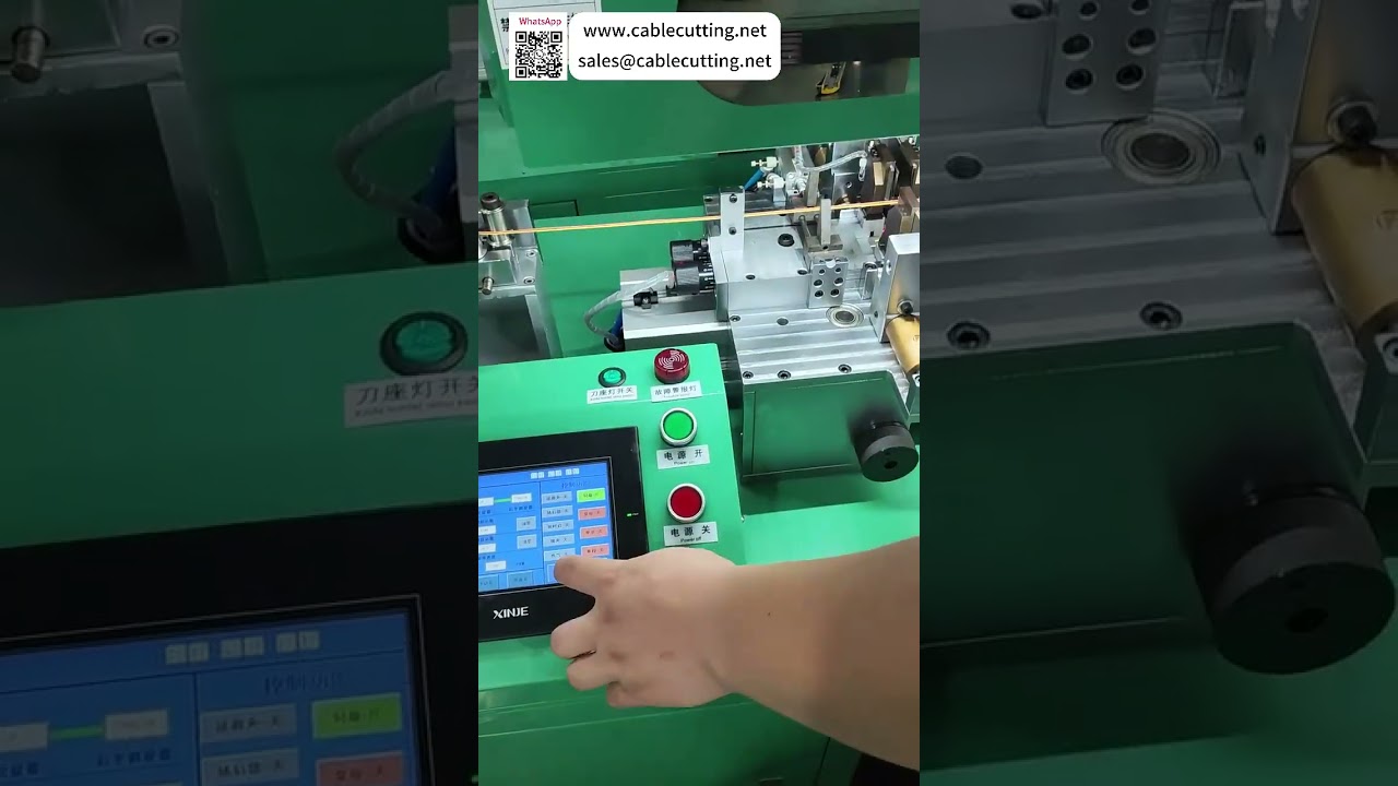 Máquina de Corte e Decapagem de Fios de Alta Velocidade Modelo 1300 para Descascamento Frontal de 13mm e Traseiro de 4mm