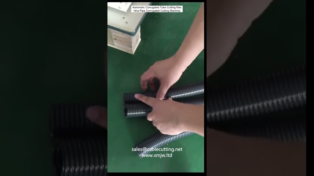 Máquina de Corte Automático de Tubo Corrugado | Cortadora de Alta Velocidade para Cabos