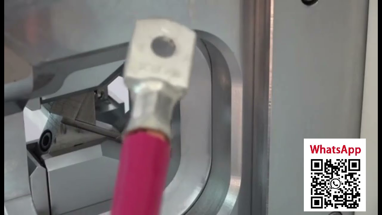 Máquina de Crimpagem Servo 120mm² - Sem Matriz, Troca Rápida de Terminal
