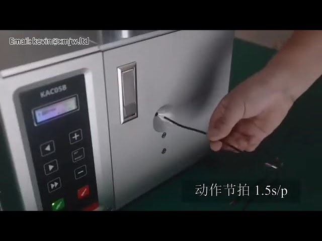 Máquina Automática de Decapagem e Crimpagem de Terminais Tubulares - Ferramenta para Emenda de Fios