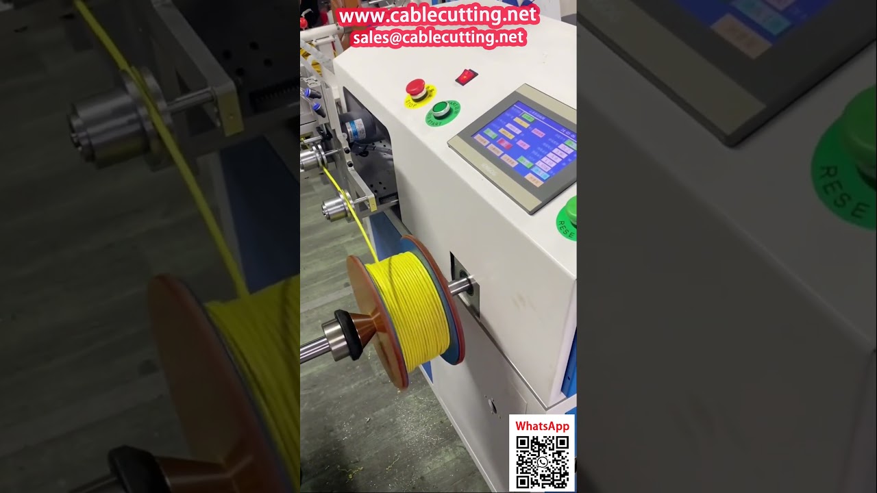 Máquina de Bobinar Cabos Domésticos com Contador Integrado para Carretéis sem Núcleo