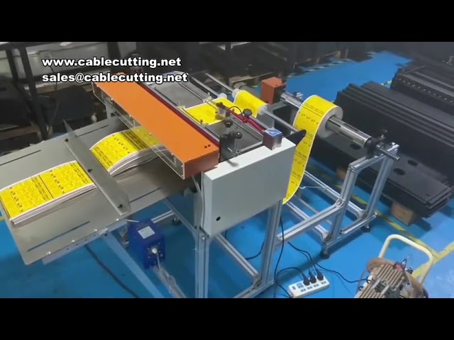 Máquina de Corte Automática de Filme de PVC - Alta Precisão para Embalagens Industriais