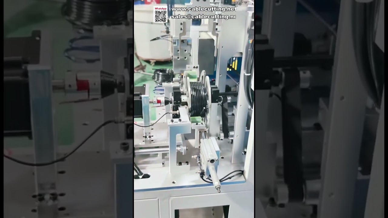 Máquina Automática de Contagem, Bobinagem e Amarração de Fios para Processamento Eficiente