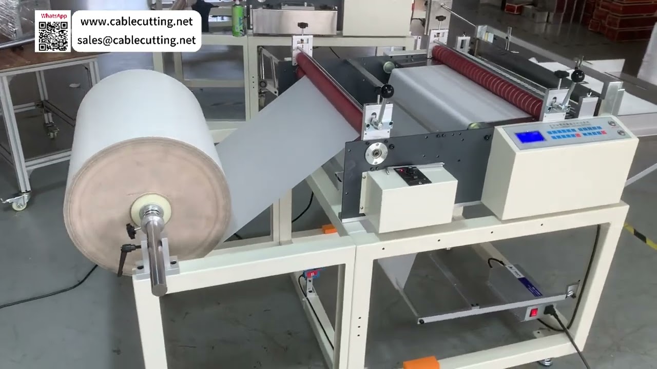 Cortador Automático de Folhas Estável e Suave | Máquina de Corte de Papel para Processamento de Bobinas
