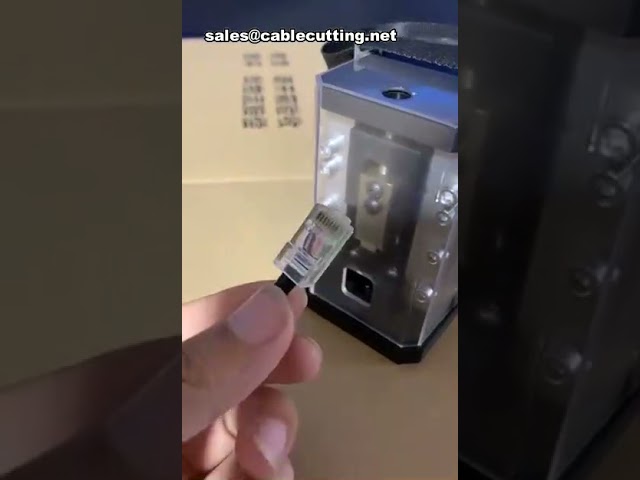Máquina de Crimpagem de Cabo de Rede Portátil – Conector RJ45 e Linha Telefônica