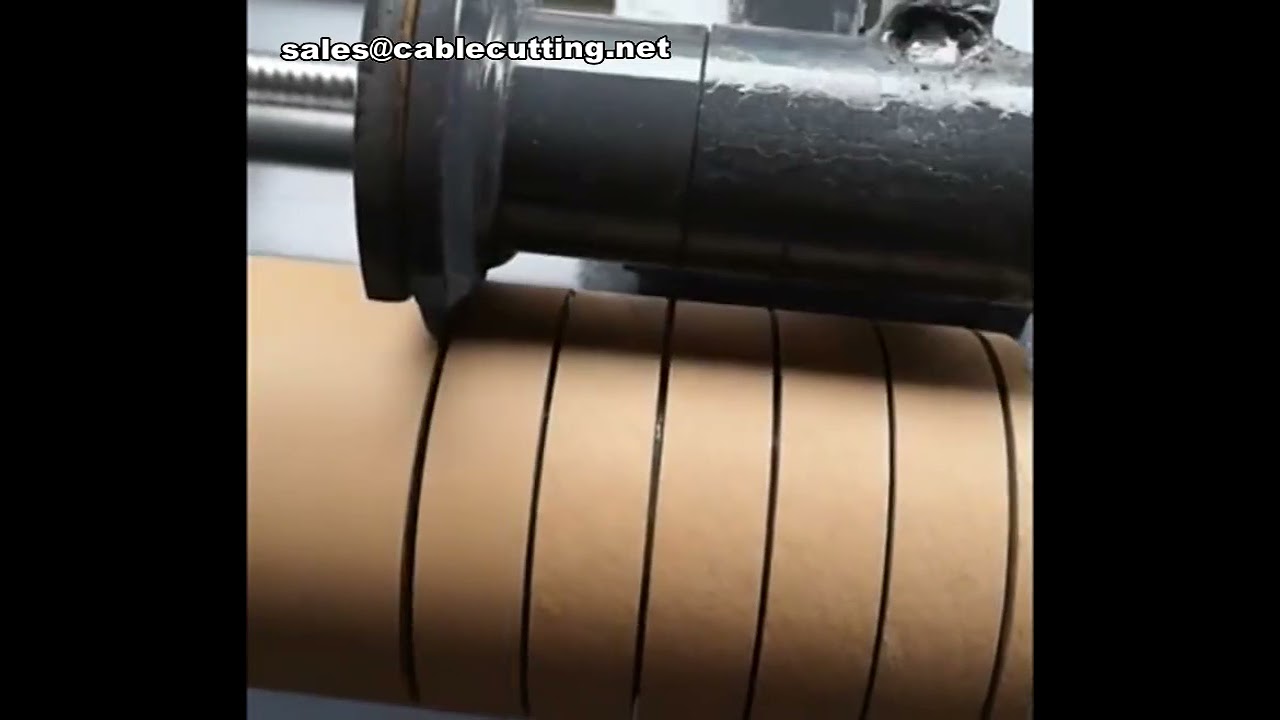Máquina de Corte de Tubos de Papel | Equipamento de Slitagem de Núcleo Kraft | Automação para Fábricas