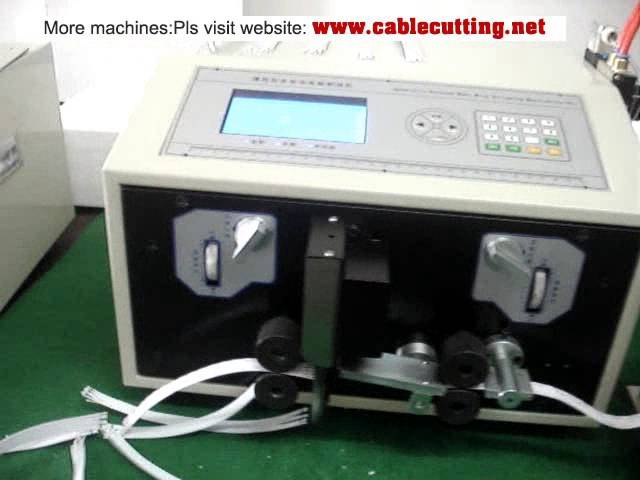 Máquina Automática para Decapagem, Corte e Divisão de Cabos Planos (WPM-09E+S)