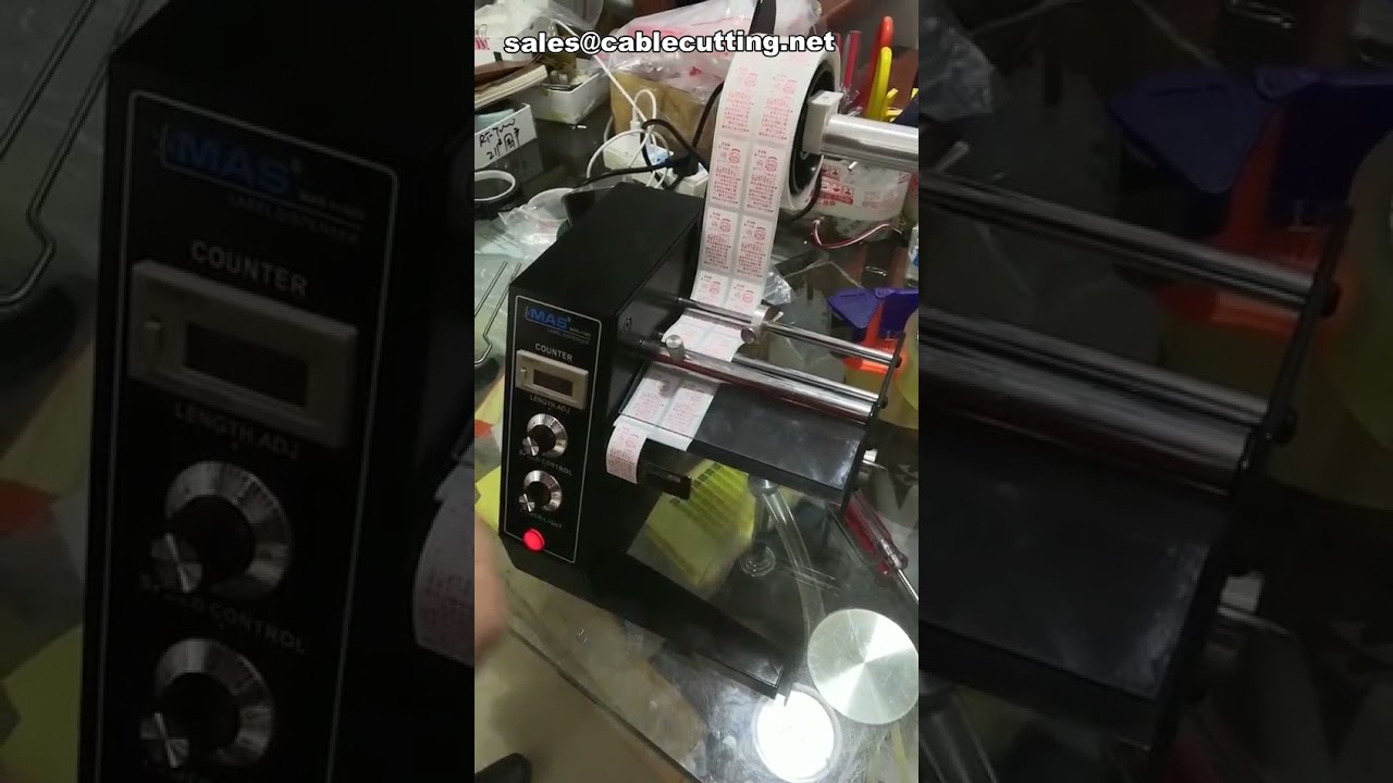 Dispensador Automático de Etiquetas MAS 1150D | Descolador Elétrico para Indústria