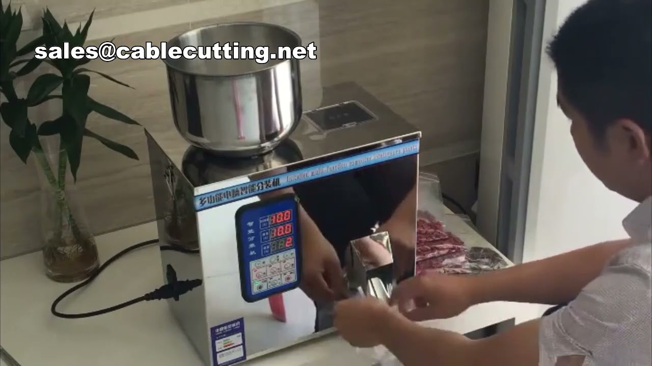 Máquina de Enchimento Horizontal Portátil Elétrica para Pó Branqueador | Enchedora de Pó