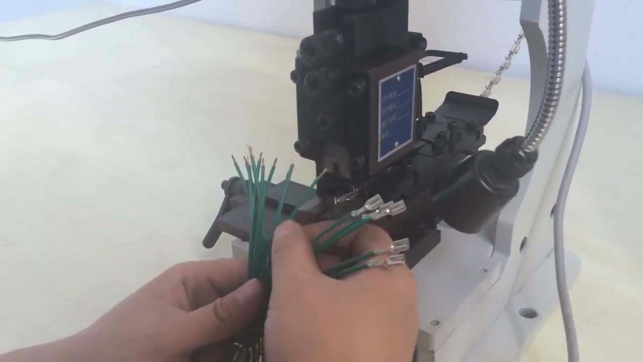 Máquina de Crimpagem LY-1.5T - Baixo Ruído, Vertical e Horizontal, Molde Único para Terminais