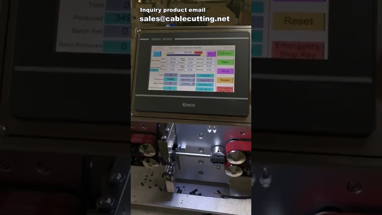 Máquina de Corte de Cabos Totalmente Automática | Descascadora de Fios e Cabos