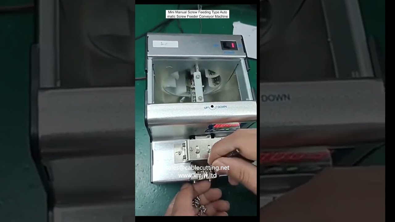 Alimentador Automático de Parafusos Mini - Máquina de Alimentação Manual para Linha de Montagem