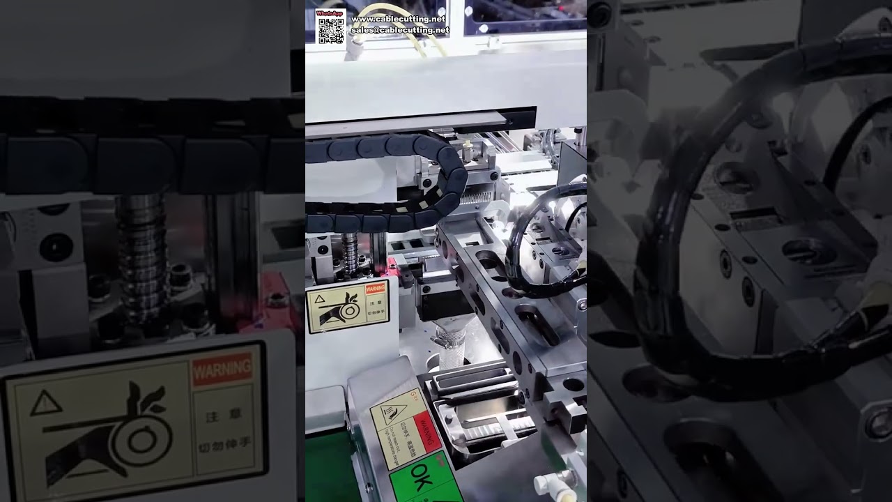 Máquina Automática Completa para Crimpagem de Terminais, Inserção de Conectores e Estanhamento de Fios