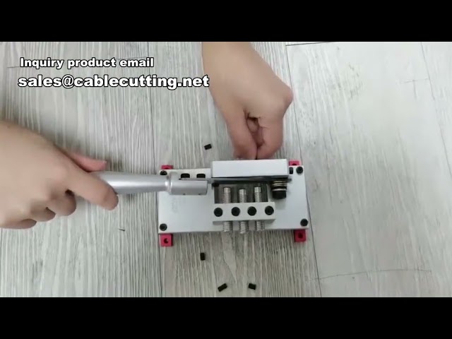 Cortador de Tubo Termoencolhível Automático | Ferramenta de Precisão para Cabos