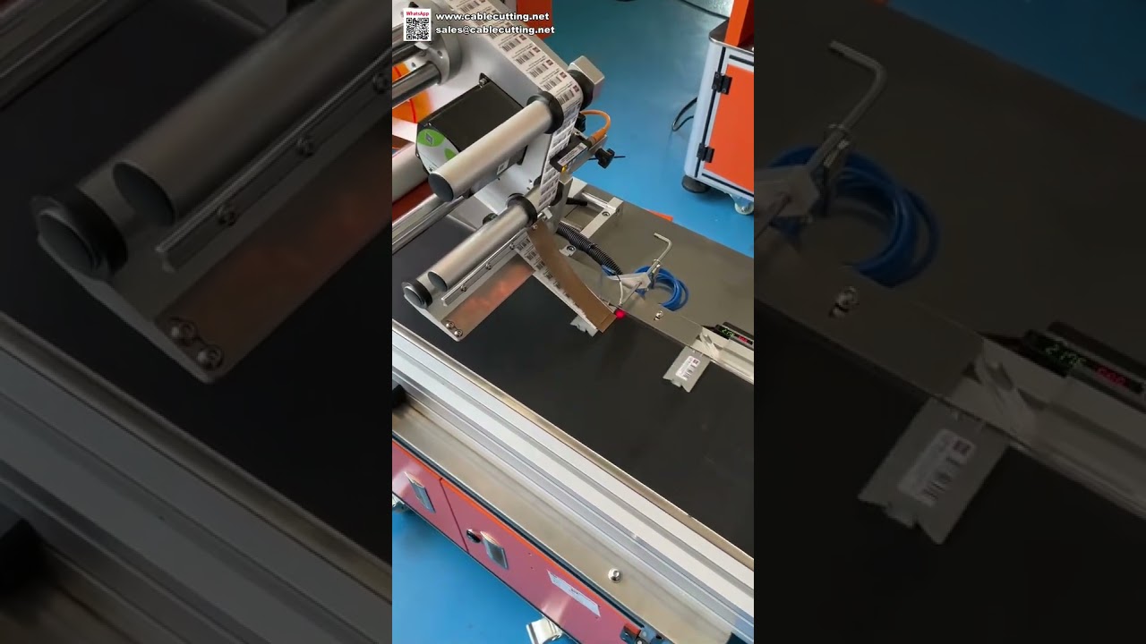 Máquina Automática de Rotulagem para Superfícies Planas: Aplicador de Etiquetas para Chapas Metálicas e Peças Industriais