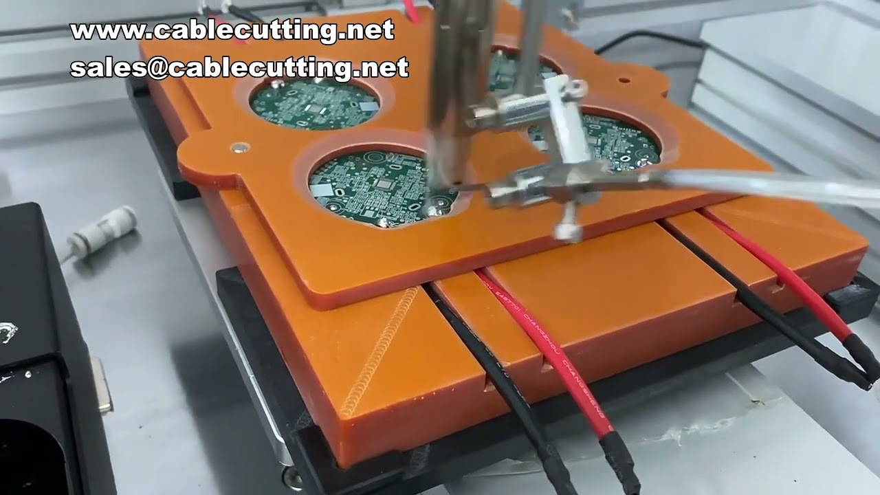 Máquina de Solda por Onda com Alimentação Automática de Estanho - Para Cabos USB e Placas PCB