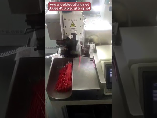 Máquina de Crimpagem de Terminais Elétricos - Descasca, Corta e Crimpa Pontas Únicas