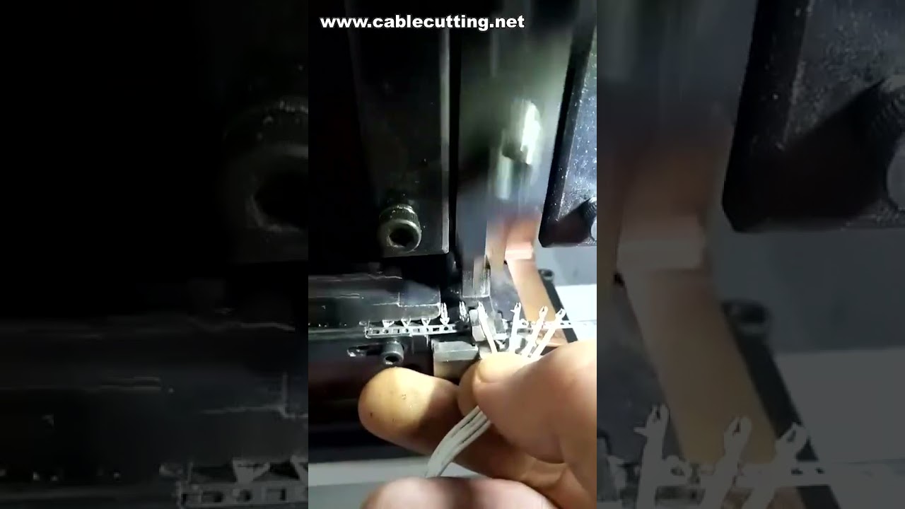 Máquina de Crimpagem de Terminais Elétricos | Máquina de Crimpagem de Cabos Semiautomática