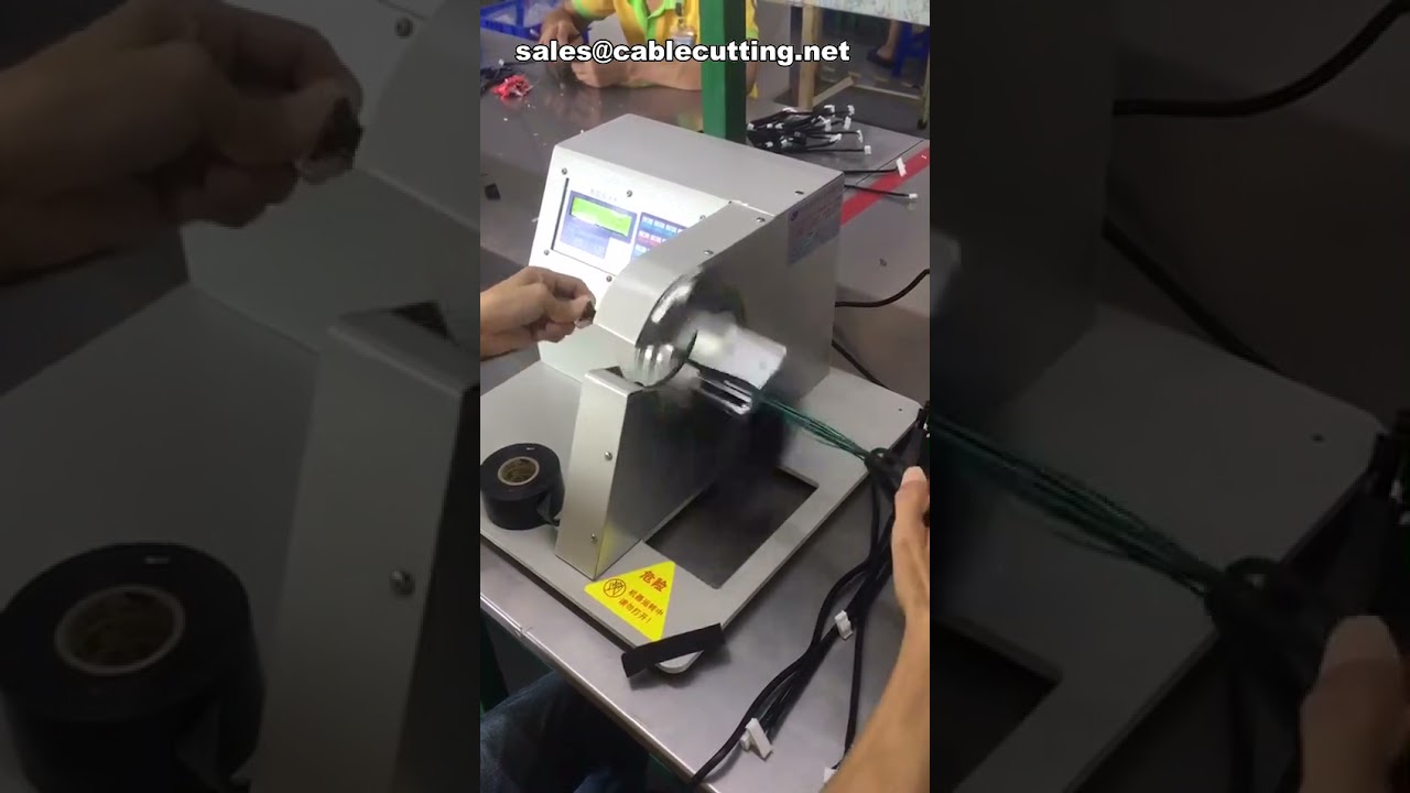 Máquina de Enrolar Fita Isolante para Proteção e Agrupamento de Chicotes Elétricos