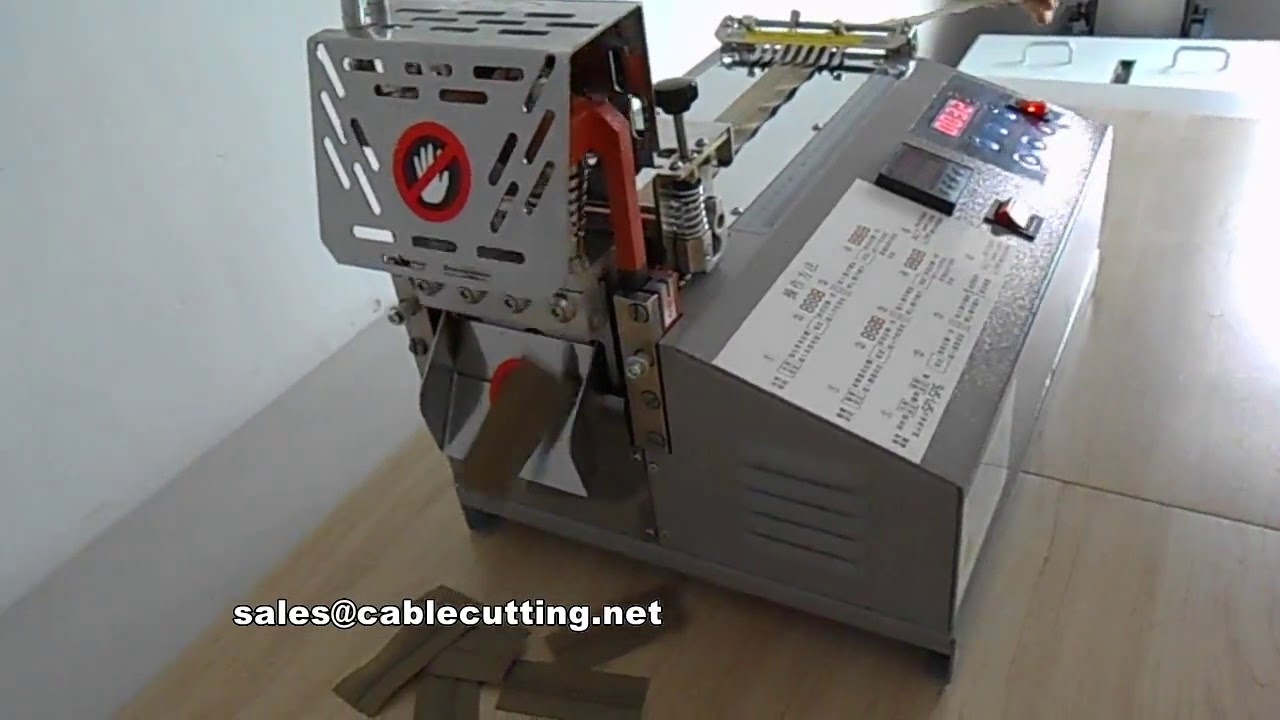 Máquina de Corte de Zíper Metálico e Plástico - Fabricante de Máquinas de Corte Reto e Zigue-Zague
