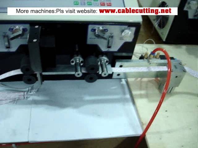Máquina Automática de Decapagem, Corte e Separação de Cabos Planos (WPM-09E+S) para Fios 12P