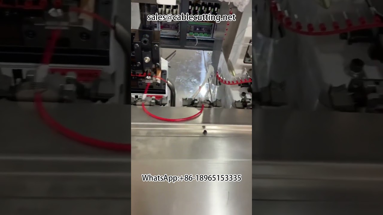 Gravação a Laser em Tubo Termoencolhível e Crimpagem Dupla Automática para Chicotes Elétricos