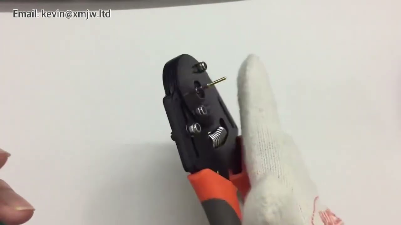 Alicate de Crimpagem Portátil para Pinos de Conector de Aviação | Sondas Macho e Fêmea com Agulhas