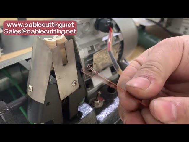Máquina de Decapagem de Fio Esmaltado | Decapadora de Bancada para Fios Magnéticos