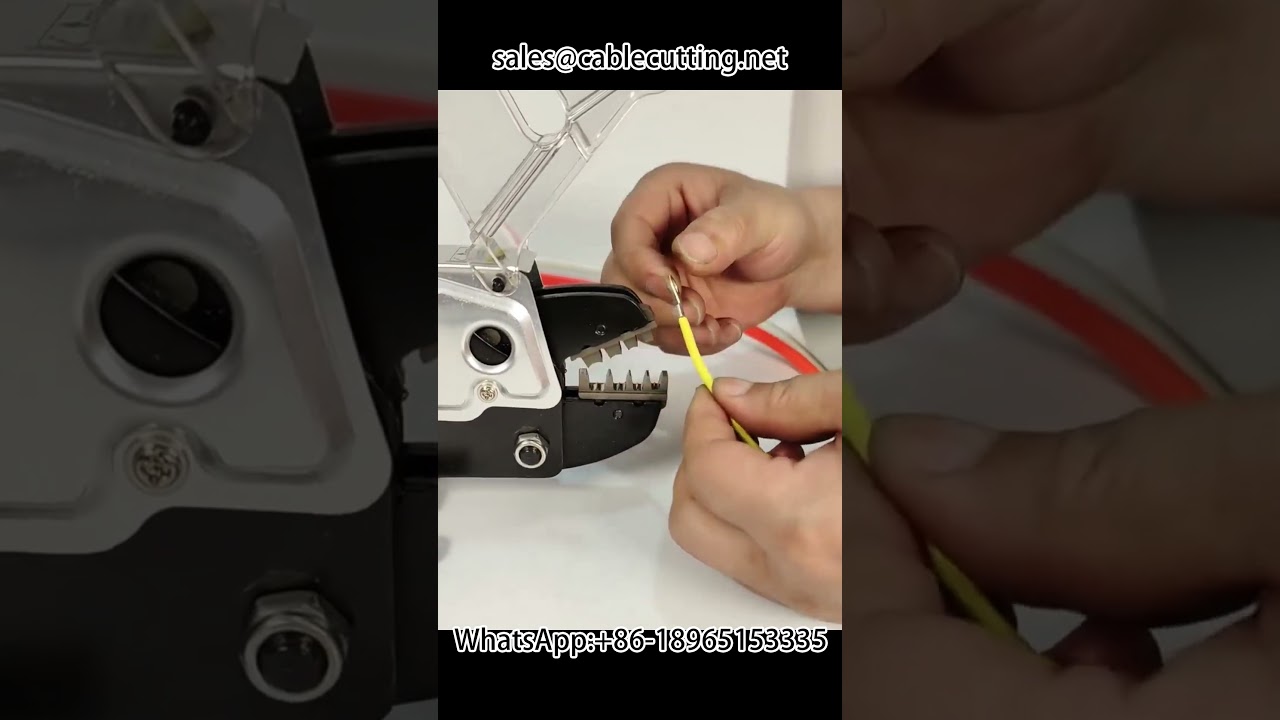 Alicate de Crimpagem Pneumático com Molde Intercambiável – Para Diversos Terminais