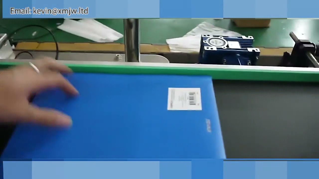 Máquina Etiquetadora Automática de Fita PE para Caixas Desmontadas, Manuais e Cartões - Paginação Eficiente