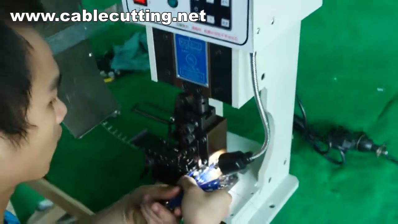 Máquina de Crimpagem de Terminais Elétricos Silenciosa e Automática - Modelo 2