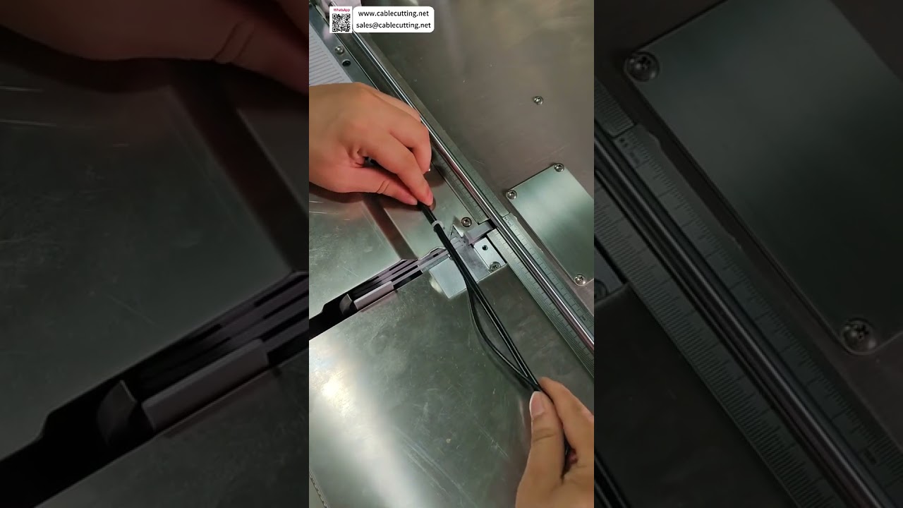 Máquina Automática de Amarrador de Cabos de Nylon - Alimentação, Aperto, Corte e Travamento Ajustável